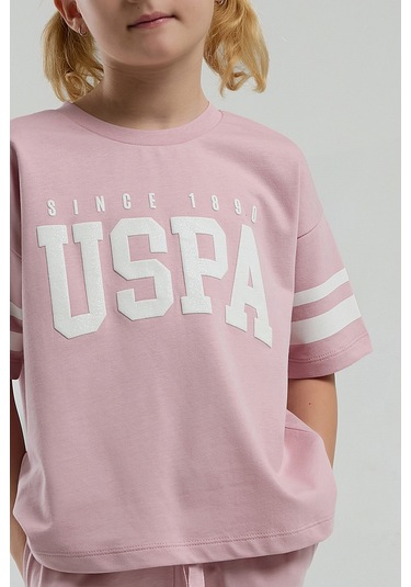 U.s. Polo Assn. Kız Çocuk Pembe Pijama Takım 50312529-vr041 Pembe