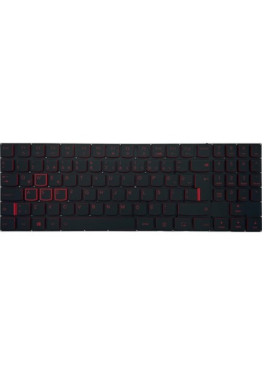 Lenovo Uyumlu Legion Y540-15ırh-pg0 81sy00fstx Işıklı Klavye Siyah Tr