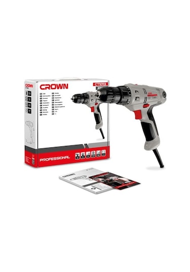 Crown CT10113 280 W Tork Ayarlı Darbesiz Matkap