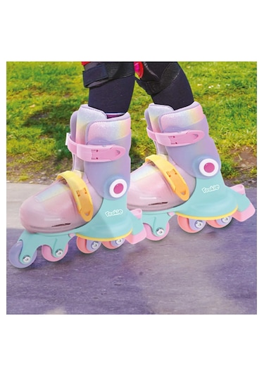 Rookie Ayarlanabilir Dönüşen Tekerlekli 2 In 1 Twisty Paten-