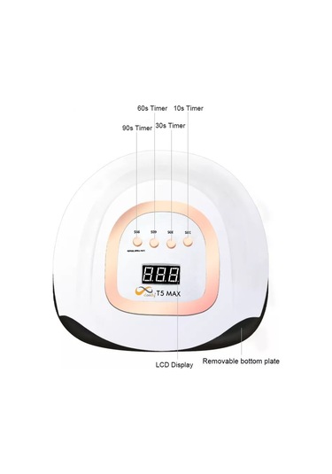 Cloody T5 Max 220 Watt 57 Led Uv Led Kalıcı Oje Protez Tırnak Kurutucu
