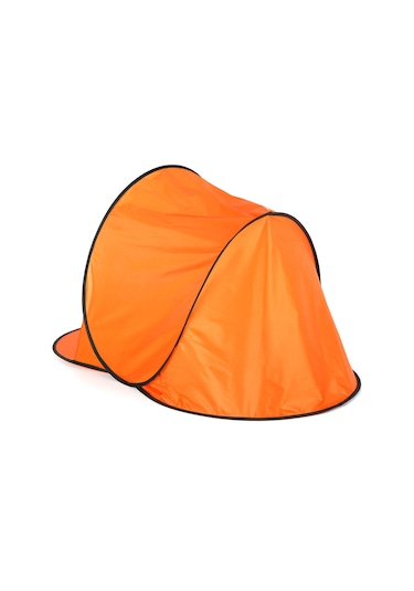 Ximistore9 Tek Kişilik Hızlı Açılabilir Sahil Çadırı - Uv Ve Su Geçirmez, 190t Poliester, Turuncu Çok Renkli