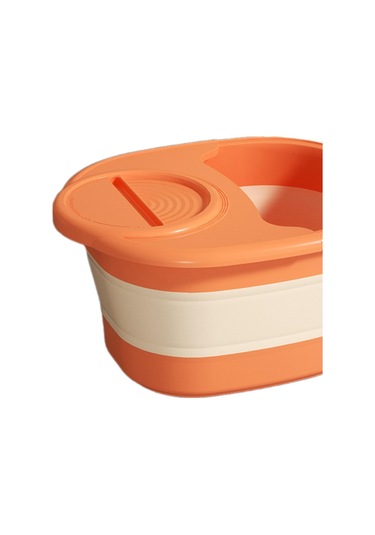 Suntek Ayak Banyosu Katlanır Katlanabilir Islatma Turuncu