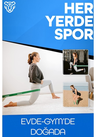 25 + 35 + 45 Kg 3'lü Set Barfiks Lastiği Gym Resistance Band Antrenman Kas Geliştirme Bandı