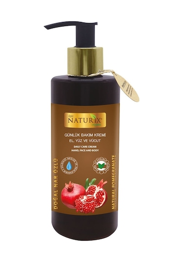 Naturix Nar Özlü  El Yüz Vücut Nemlendirici 250 ML