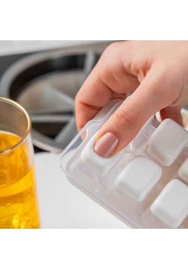 Porsima 16015 2 Adet Mini Yapışmaz Silikon Bas Çıkar Buz Kalıbı