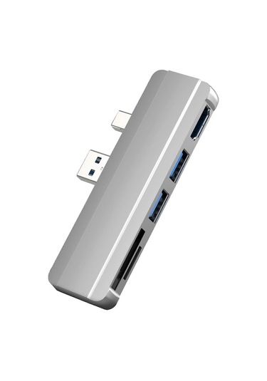Surface Pro 4, 5, 6 Sıcak Değiştirme İçin Usb Hub 3.0 Yerleştirme İstasyonu Ayırıcı