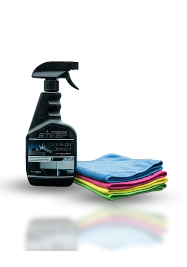 Steep Ultimate Cam Buğu Ve Leke Önleyici 500 Ml Mikrofiber Uygulama Bezi 40x40