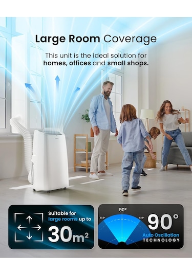 Pro Breeze 4'ü 1 Arada 12.000 BTU Akıllı Klima