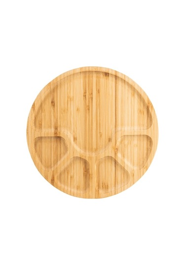 Naturalove Bambu Sunum Tabağı - 5 Bölmeli
