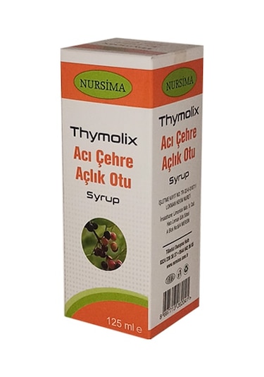 Nursima Acı Çehre Açlık Otu Şurubu 125 ML
