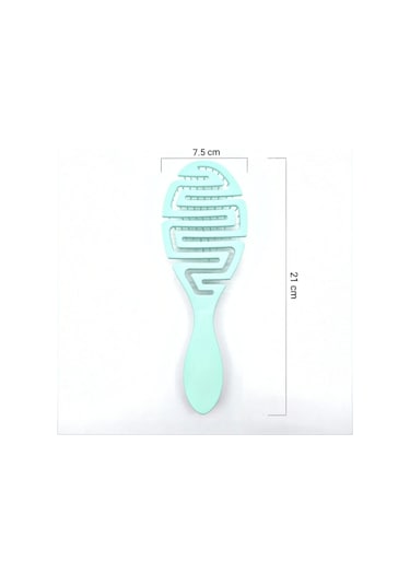 Keops Pro Üç Boyutlu Saç Fırçası Yeşil