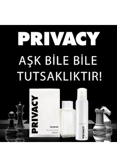 Privacy Woman Kadın Deodorant Sprey 3 x 150 ML