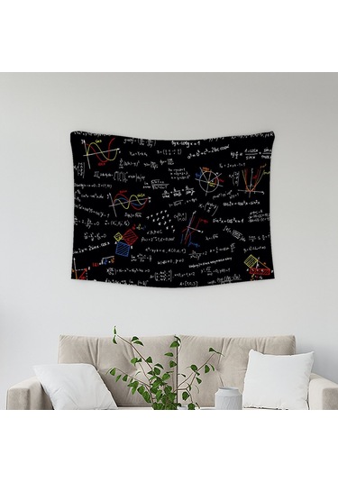 Geometrik Desenli Duvar Örtüsü