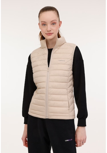 Lumberjack Wb Vest 4sn34 4pr Ekru Kadın Yelek Bej