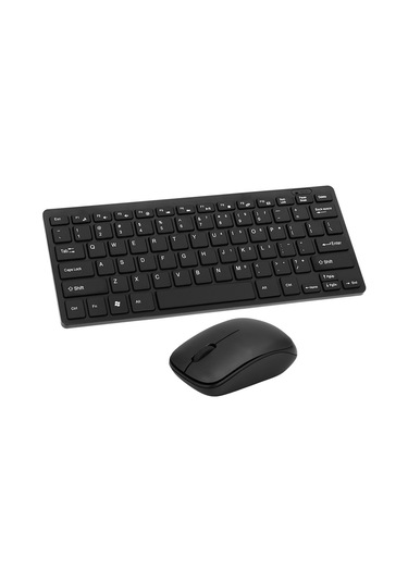 Geeksen "2.4ghz Kablosuz Klavye Seti - İnce Tasarım, 10 Metre Menzil, 78 Tuşlu, Tv/pc/laptop Uyumlu"