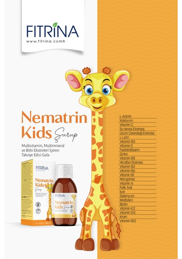 Fıtrina Nematrın Kids Şurup 150 Ml