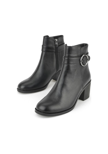 Ziya, Kadın Hakiki Deri Bot 1531020z301 Siyah 1531020z301 000 Siyah
