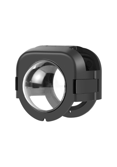 Insta360 X4 Puluz İçin Geçmeli Lens Koruma Koruyucu Kapak Siyah