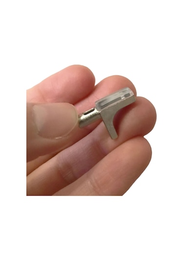 Raf Pimi Düz Vantuzlu Cam Ahşap Metal Raf Tutucu Çivisi Mobilya Dolap Pimi 50 Adet