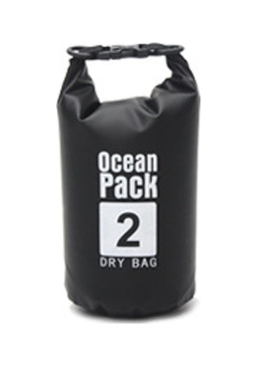 Konesam Siyah Tek Omuzlu 2l Su Geçirmez Çanta - Nehir Turu, Kayak, Plaj Aktivitelikleri İçin Elektronik Aletler Ve Giysilerini Korur