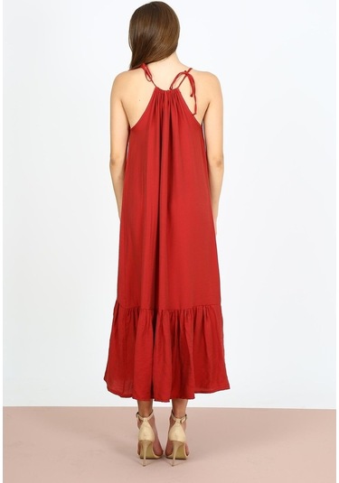 Alexandergardı Ip Bağlamalı Uzun Elbise (B21-47700)