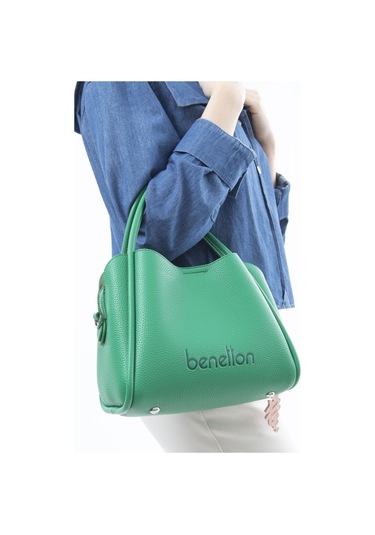 Benetton Kadın El Çantası Bnt1503 Yeşil Yeşil