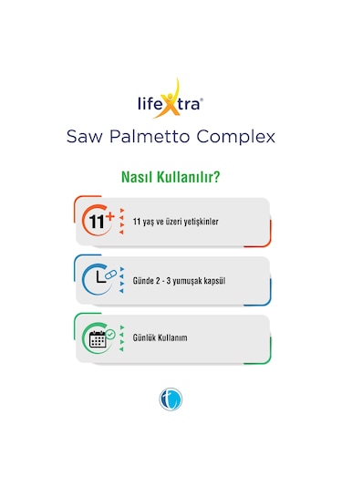 Lifextra Saw Palmetto Complex 30 Yumuşak Kapsül
