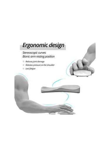 Gri Fomken Ergonomik Mouse Pad Silikon Jel Kaymaz Düzene Bilek Desteği Mat Mouse Pad Ofis Oyun Pc Için