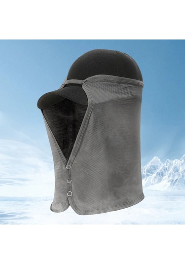 2pcs Çabuk Kuruyan Balıkçı Şapkası Yüz Boyun Güneşlik Maskeleri