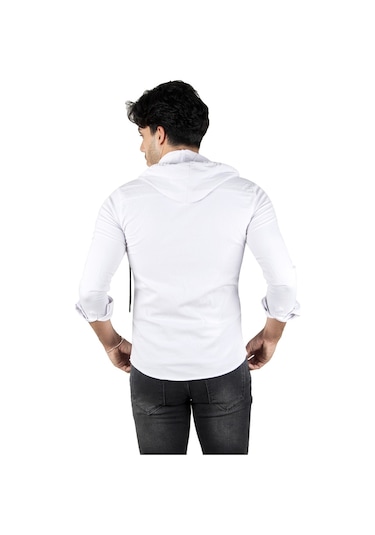 Deepsea Erkek Beyaz Kapüşonlu Slim Fit Dar Kesim Gömlek Likralı Pamuklu Likralı Kot Gömlek 2300396 Beyaz Deepsea Erkek Beyaz Kapüşonlu Slim Fit Dar Kesim Gömlek Likralı Pamuklu Likralı Kot Gömlek 2300396 Beyaz