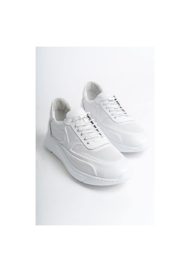 Mubiano Hakiki Deri Mbknt2090-b Erkek Beyaz Sneaker & Spor Ayakkabı Beyaz