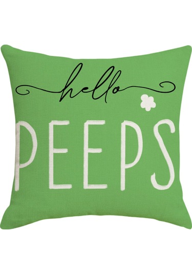 Paskalya Yastık Kılıfları Dekorasyon Kılıfları Ev Tatil Seti 4'lü Paskalya Yastık Kılıfı Tatil Evi Kanepe Başucu Yastık Kılıfı Diğer