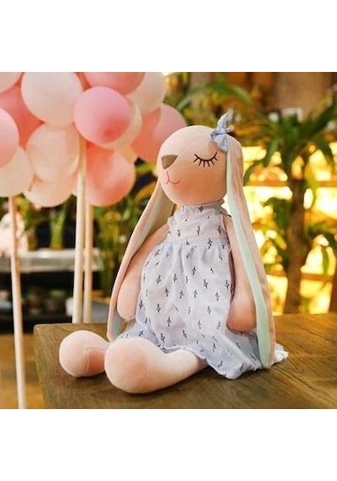 Kawaii Uyku Arkadaşım Uzun Kulak Peluş Tavşan 35 CM