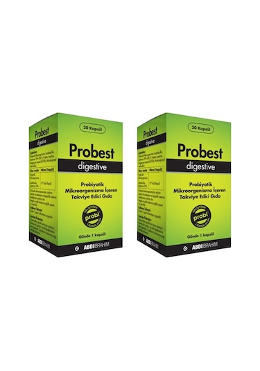Probest Digestive 20 Kapsül 2'li Avantaj Paketi