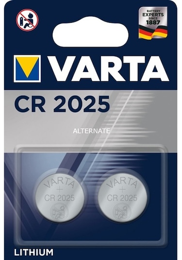 Varta Cr2025 Lityum Pil 2li Paket ı
