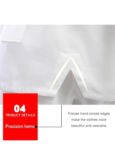 Sones Çocuk Yetişkin Pamuklu Erkek Ve Kadın Tekvando Giyim Eğitim Üniformaları Artı Bar Kırmızı