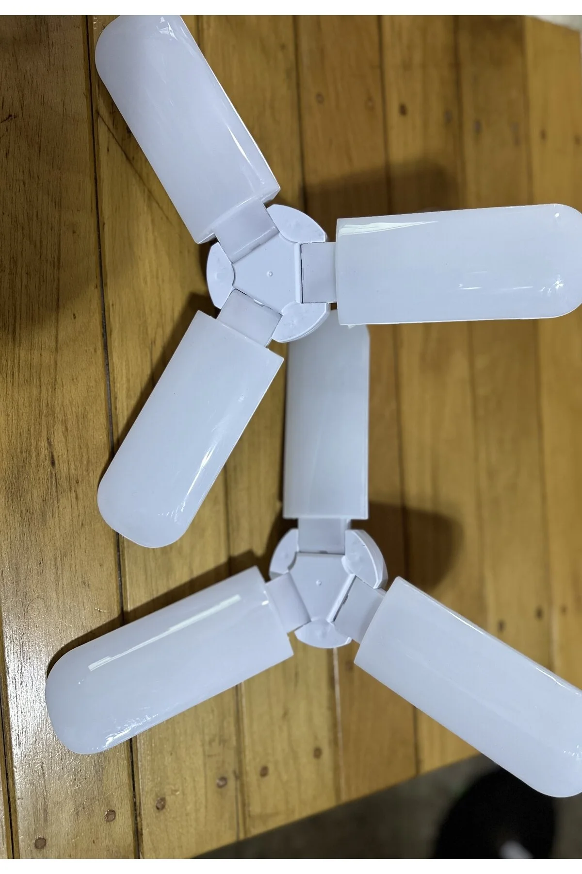2 Adet Üç Kanat Katlanır 40w Led Ampul 2 Adet