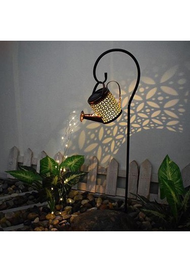 Demir Sanat Su Şişesi Çim Işık Kiti Açık Bahçe Su Geçirmez Bronz