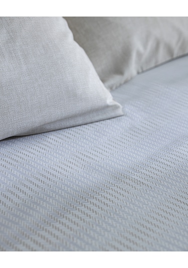 Madame Coco Delrico Tek Kişilik Pamuklu Çarşaf Takımı - Bej Ekru