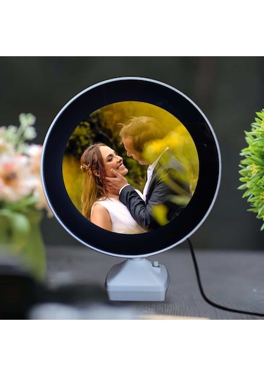 Sihirli Ayna Dekoratif Fotoğraf Çerçevesi Led Işıklı