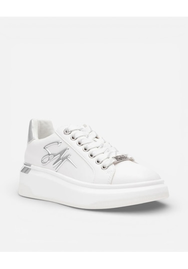 Steve Madden Glacıal-sm Whıte Kadın Beyaz Sneakers Glacıal-sm