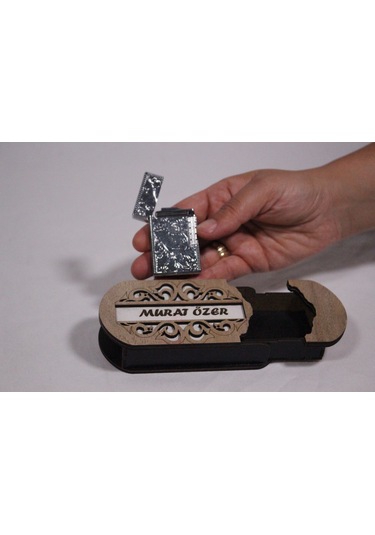 Mrchediyesepeti Çakmak Kişiye Özel İsim Yazılı Ve Mdf Tasarım Kutulu No:118