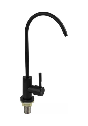 Oute Filtre İçin Tekli Su Musluğu, İnce Akışlı 178590751 Siyah Mat