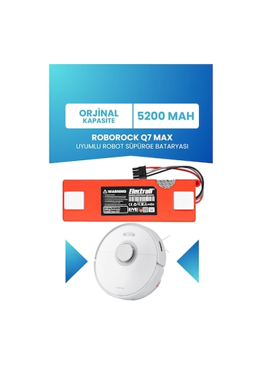 Roborock Q7 Max Uyumlu Batarya 5200mah