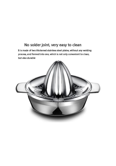 Trendooze Taşınabilir Suyu Sıkacağı Preslenmiş Portakal Paslanmaz Narenciye Mutfak Meyve Meyve Manuel Makinesi Limon Ham El Çelik Araçları Aksesuarları Vm Gümüş