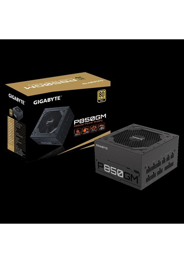 Gıgabyte Gp-p850gm, 850w, 80+ Gold, Full Modüler, Gamıng Power Supply