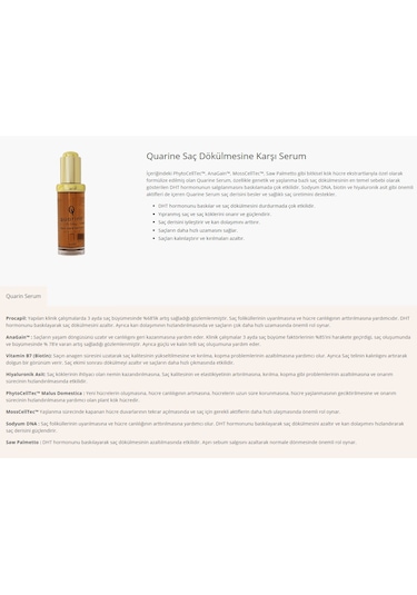 Dr. Sammy's Quarine Onarıcı Premium Saç Serumu 30 ML