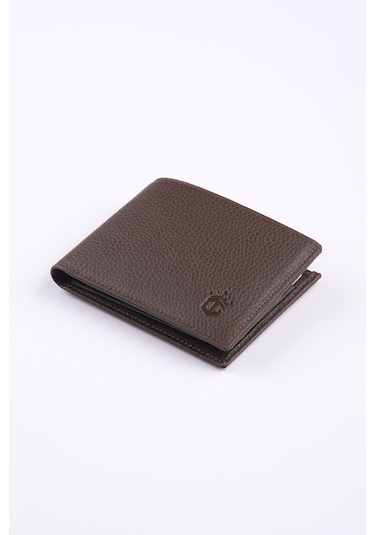 Ancora Leather Hakiki Deri Erkek Cüzdan-26500 Kahverengi