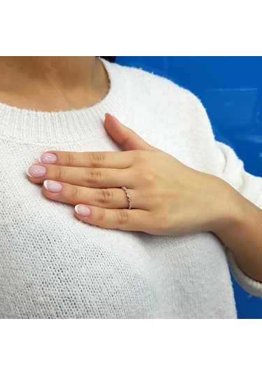 Lova 0,16 Karat Pırlanta Tria Yüzük - 1010276